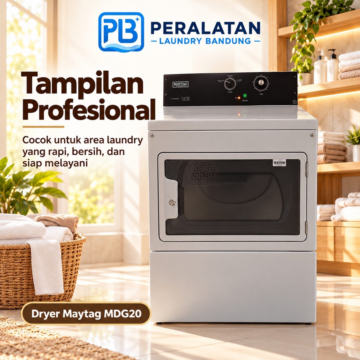 Dryer Maytag MDG20 15 Kg di area laundry