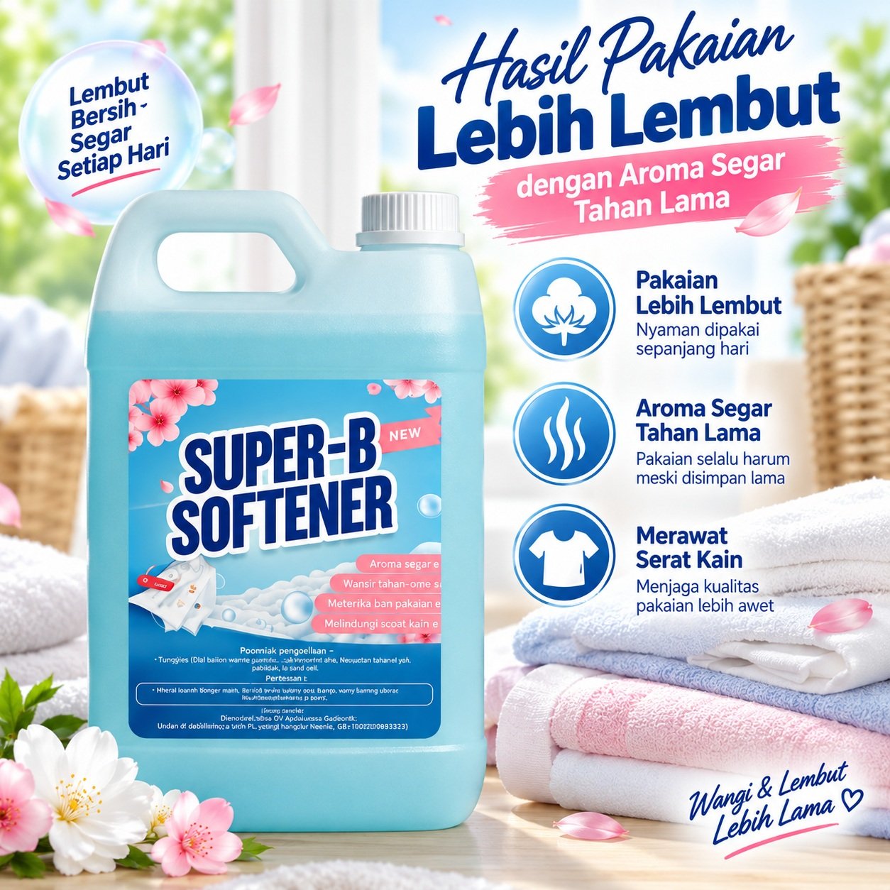 Softener Laundry Cair SUPER-B 5L
