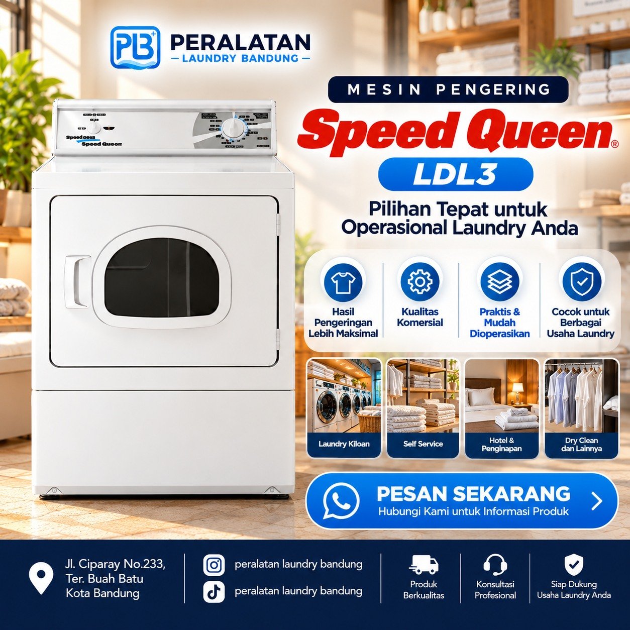 Dryer Speedqueen 15kg LDL3