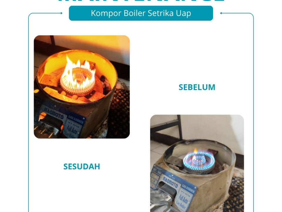 Maintenace Kompor Setrika Uap Feed