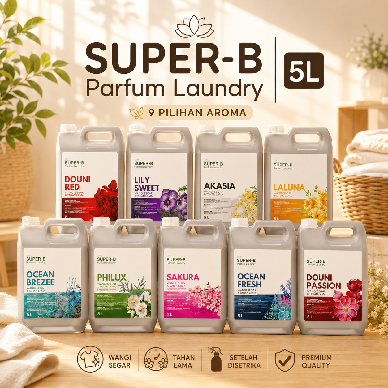Parfum laundry SUPER-B 5 liter