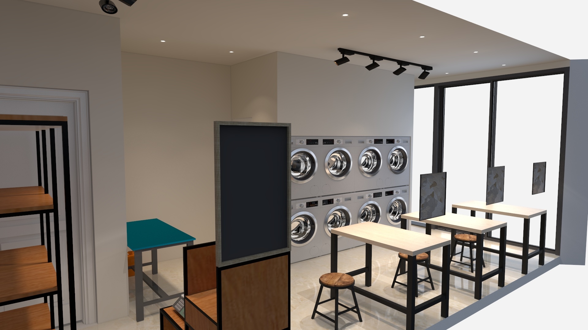 Layout 3D laundry view 1