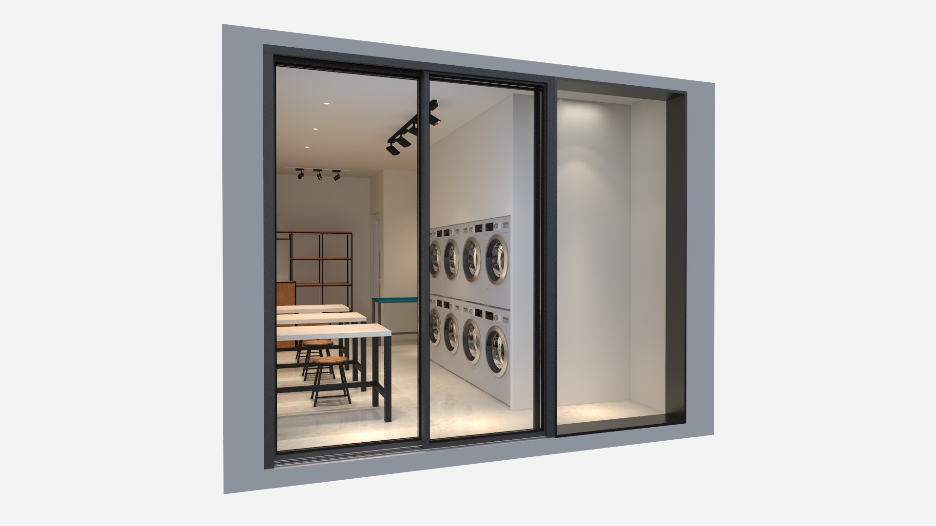 Layout 3D laundry view 2
