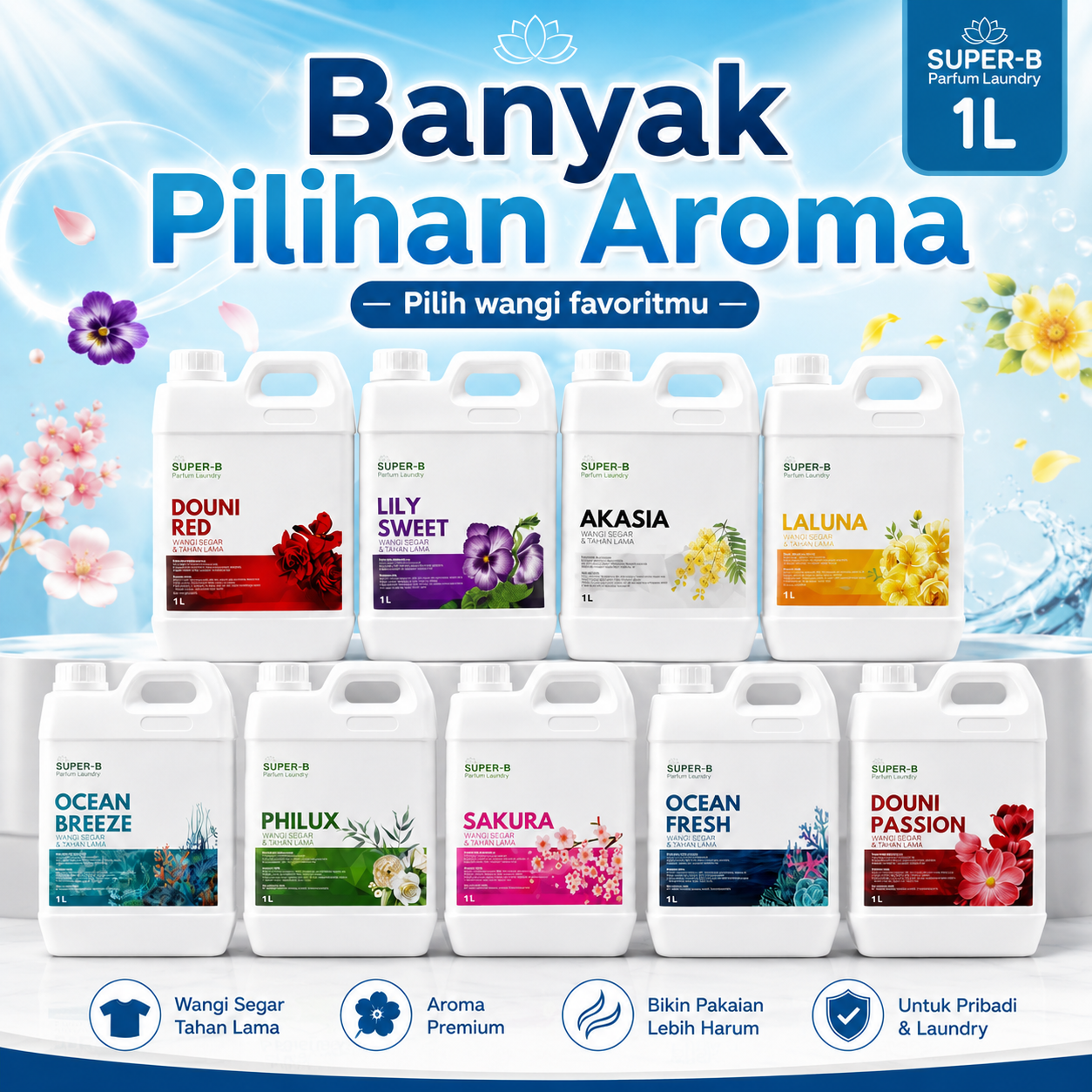 Parfum laundry SUPER-B 1 liter