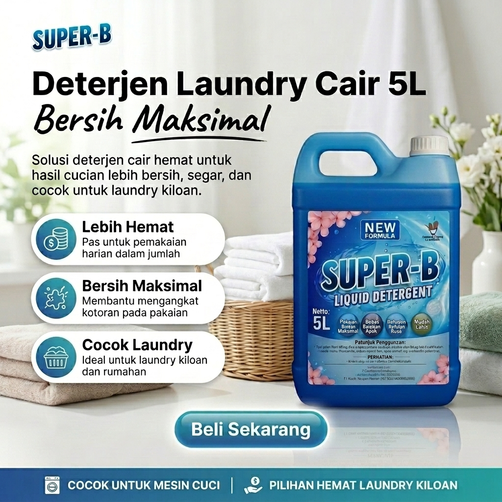 Deterjen SUPER-B 5 liter